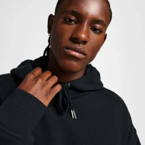 Converse Gold Standard Loose-Fit Pullover Hoodie BLACK SIZE 2XL XXL NEW MENS - Picture 7 of 12